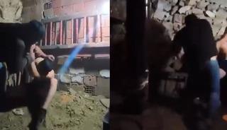 &Ccedil;ocuğa ahırda işkence! G&ouml;r&uuml;nt&uuml;ler infial yarattı