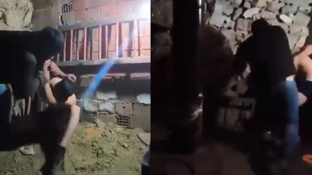 Çocuğa ahırda işkence! Görüntüler infial yarattı