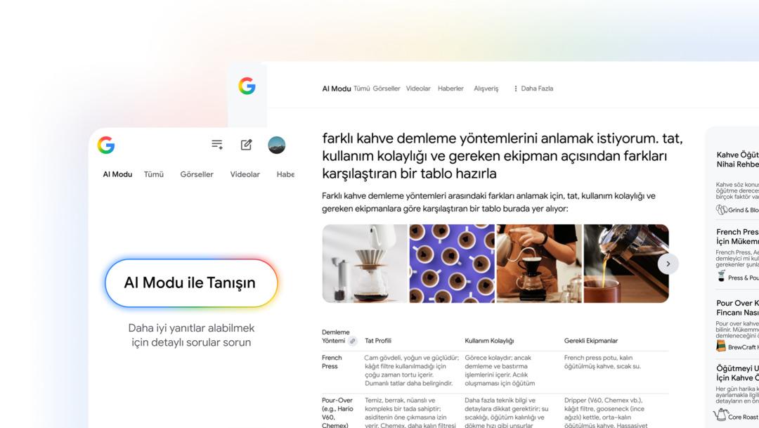 Google duyurdu! T&uuml;rkiye&rsquo;de AI Modu ve AI Bakışı d&ouml;nemi başladı 1