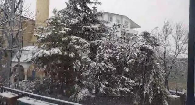 Adana Tufanbeyli&rsquo;de kar yağışı etkili oldu 2