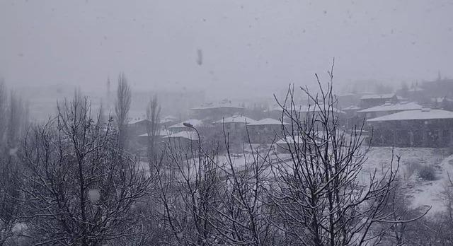 Adana Tufanbeyli&rsquo;de kar yağışı etkili oldu 1