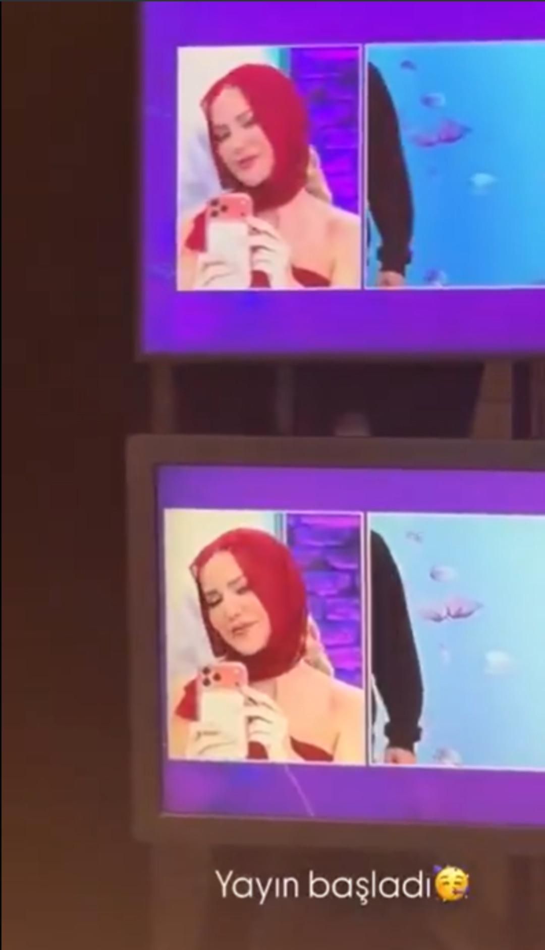 Baş &ouml;rt&uuml;s&uuml; taktığı anlar g&uuml;ndem oldu! Ece Erken den şaşırtan paylaşım 1