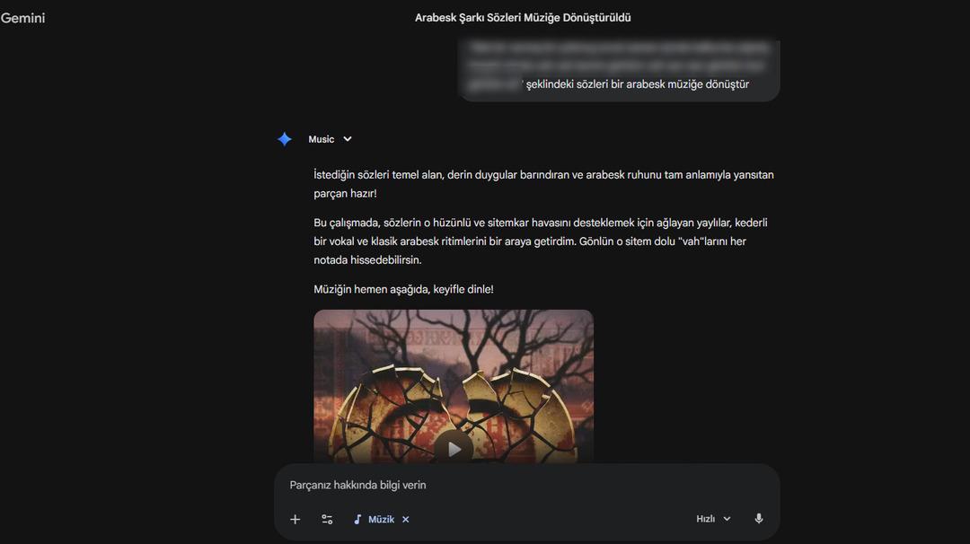 Google&rsquo;dan s&uuml;rpriz hamle: Gemini ye "m&uuml;zik oluşturun" se&ccedil;eneği geldi! 2