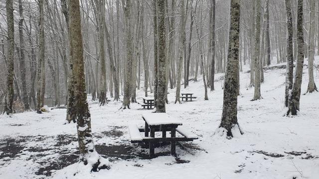 Kırklareli’nin yüksek kesimleri beyaza büründü