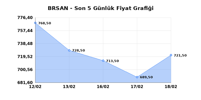 BORUSAN BORU SANAYI (BRSAN) 19 Şubat Perşembe 2026 G&uuml;nl&uuml;k Teknik Analiz 1