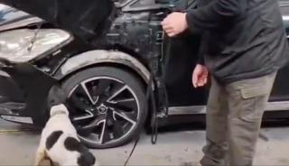 Otomobilin &ouml;n tamponunda 11 kilogram eroin ele ge&ccedil;irildi