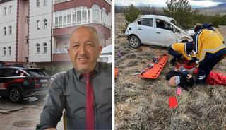 Eşini bı&ccedil;aklayarak ağır yaraladı, ka&ccedil;arken kaza yaparak Hayatını kaybetti