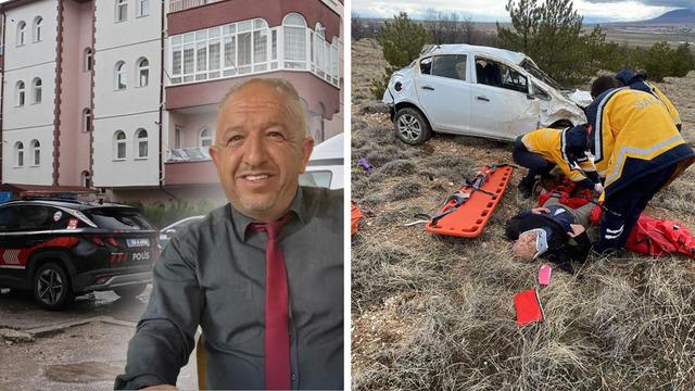Olayın adresi Nevşehir: Eşini bıçaklayarak ağır yaraladı, kaçarken kaza yaparak hayatını kaybetti