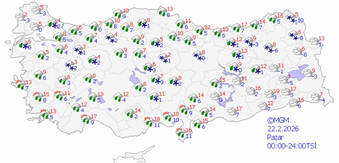 Bahar havası bitti! İstanbul’a kar yağışı geliyor: Sıcaklık 7 derece birden düşecek 1