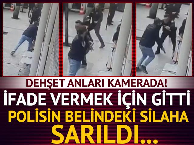 İfade vermek i&ccedil;in gitti: Polisin belindeki silahı alıp intihar etti!