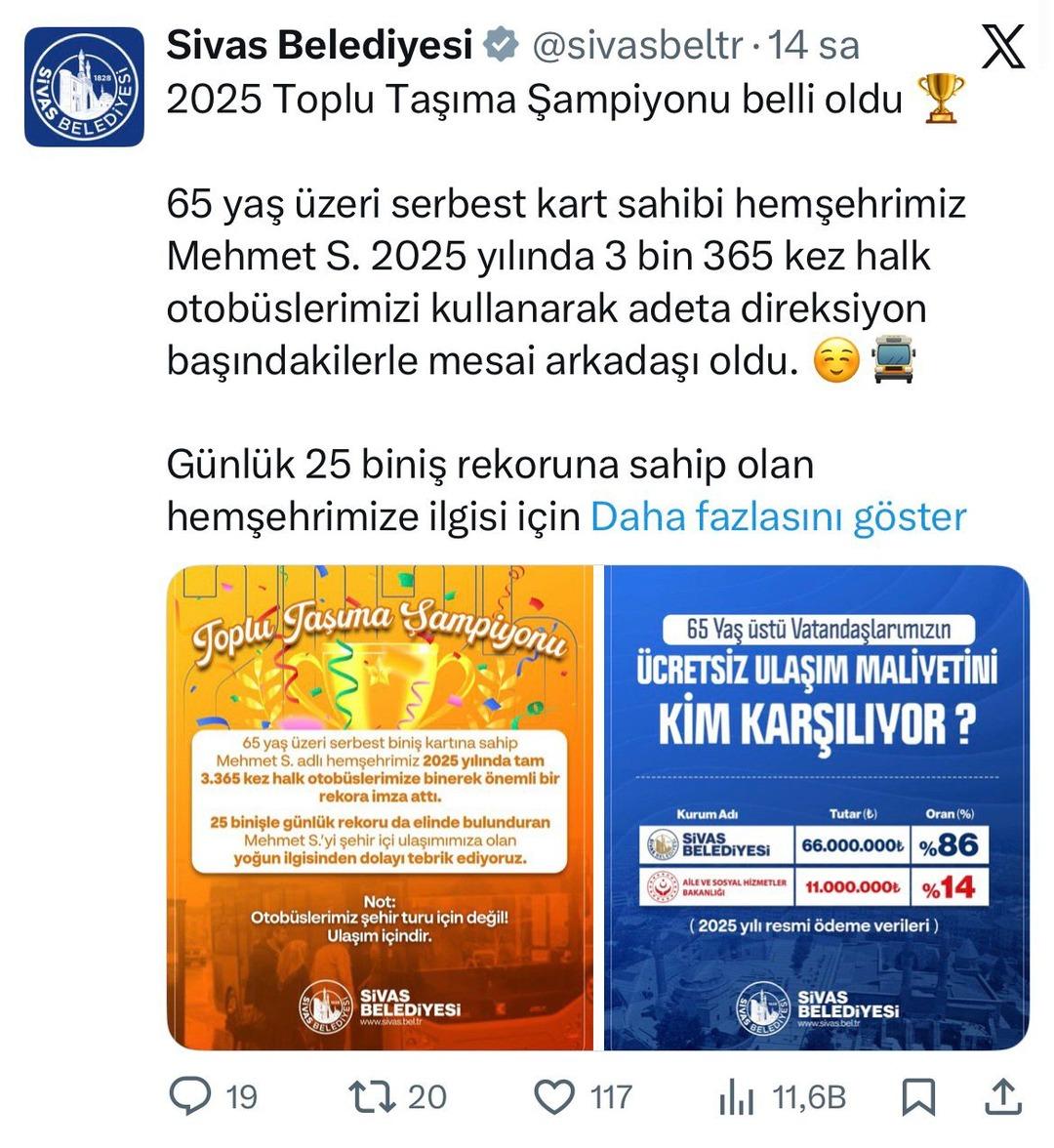 Toplu taşıma rekoru kıran vatandaşın biniş sayısı pes dedirtti! 1