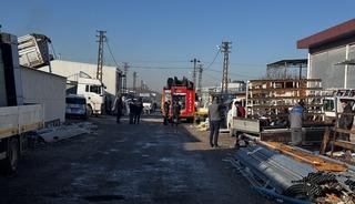 Kırklareli'nde iş yerinde &ccedil;ıkan yangında bir kişi yaralandı