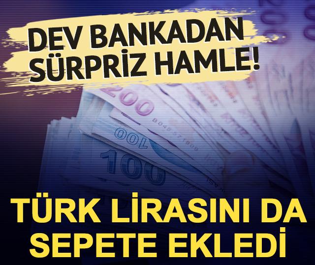 Goldman Sachs'tan s&uuml;rpriz hamle! T&uuml;rk Lirası sepette yer aldı