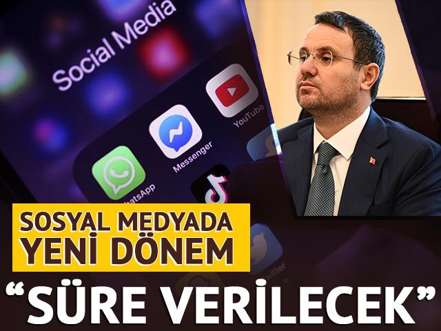 Sosyal medyada yeni d&ouml;nem başlıyor! Bakan G&uuml;rlek: "S&ouml;z konusu hesaplara s&uuml;re verilecek"