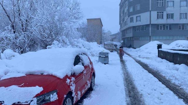 Karlıova’da kar yağışı etkisini sürdürüyor 3