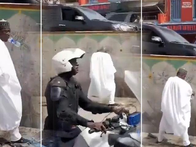 Nijerya&rsquo;da vali sokak ortasına tuvaletini yaptı! 