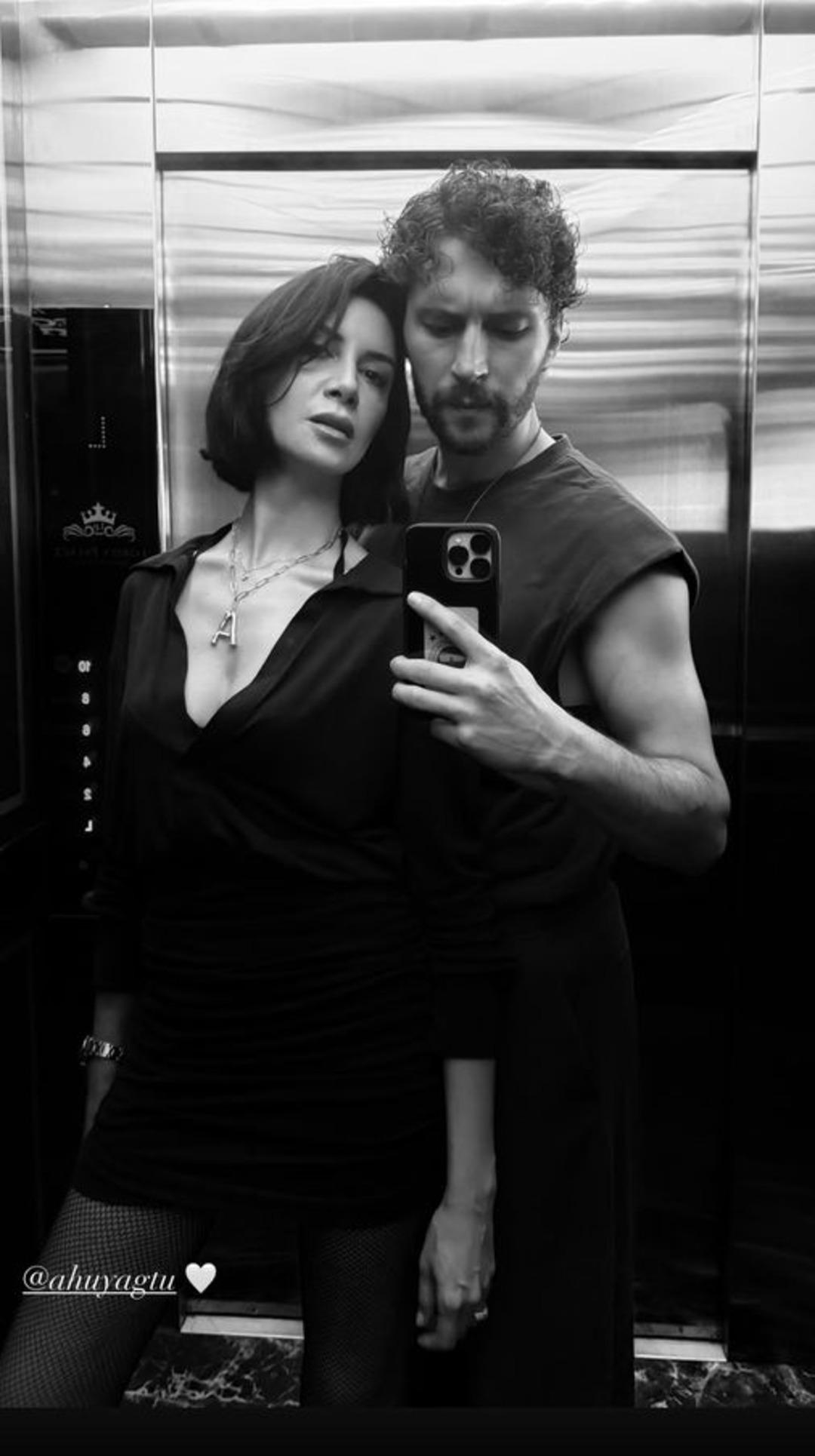Ahu Yağtu 12 yaş k&uuml;&ccedil;&uuml;k sevgilisiyle aşka geldi! Asans&ouml;rde romantik poz  2