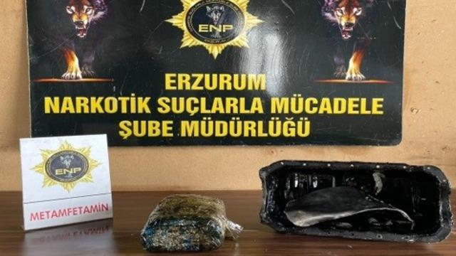 Erzurum’da 3 kilo uyuşturucu ele geçirildi: 2 tutuklama