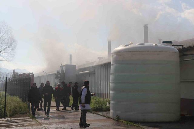 Şekerleme fabrikasında korkutan yangın: Ekipler seferber oldu 5