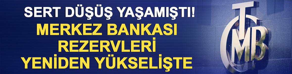 Sert d&uuml;ş&uuml;ş yaşamıştı! TCMB rezervleri yeniden y&uuml;kselişte