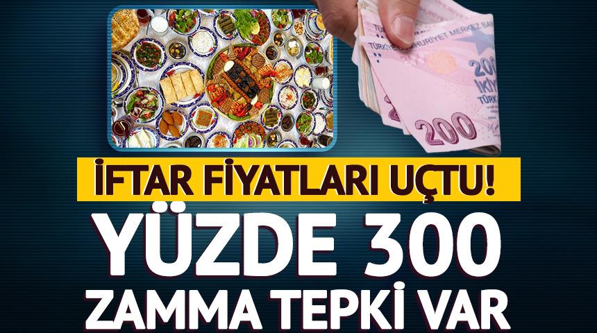 Ramazan&rsquo;da restoranlarda iftar fiyatları el yakıyor! 2.500 TL ile 3.000 TL arasında değişiyor, sosyal medyada tepki var
