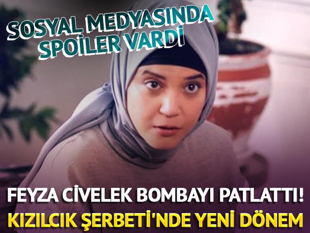 Feyza Civelek bombayı patlattı! Kızılcık Şerbeti'nde yeni d&ouml;nem