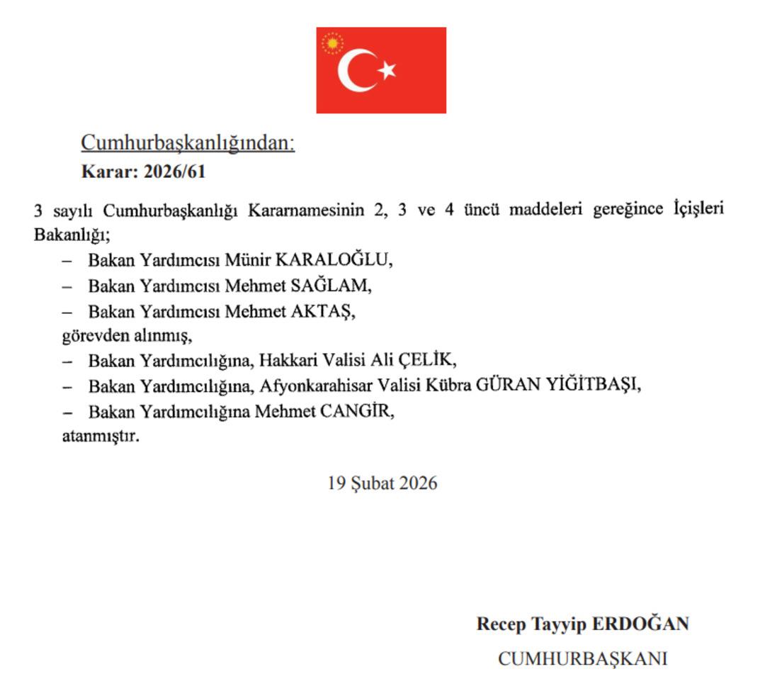 Son dakika: Adalet Bakanı ve İçişleri Bakanı yardımcıları belli oldu: İşte o isimler 2