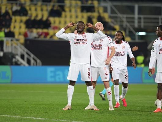 Samsunspor, Shkendija'yı 1-0 mağlup etti