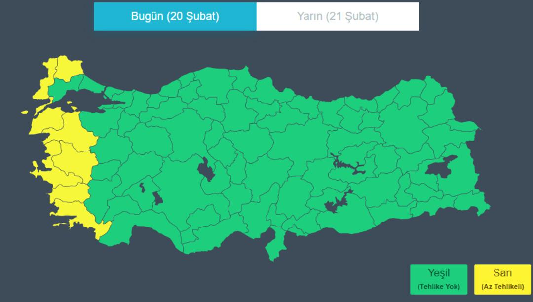 Meteoroloji il il uyardı: Şiddetli sağanak ve fırtına alarmı! 1