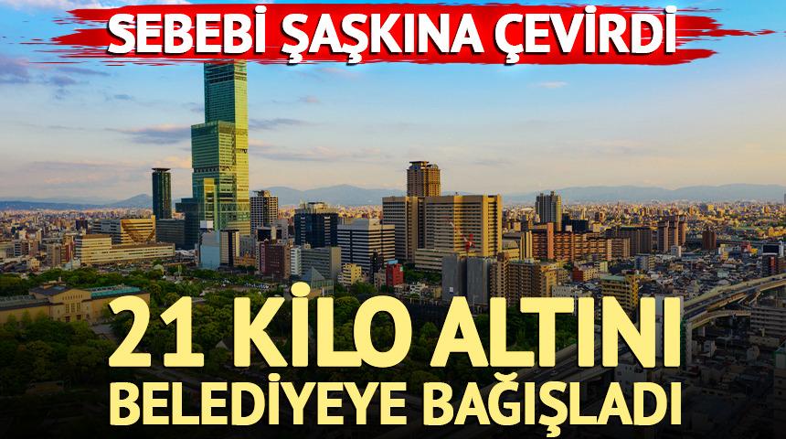 Belediyeye 21 kilo altın bağışladı! Sebebi şaşırttı