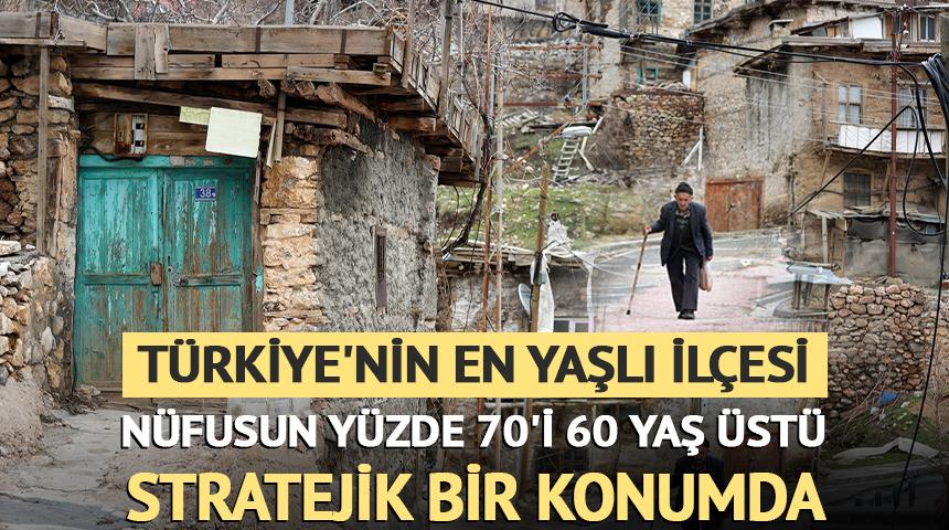 T&uuml;rkiye'nin en yaşlı il&ccedil;esi: N&uuml;fusun &ccedil;oğunluğu 60 yaş &uuml;st&uuml;! 