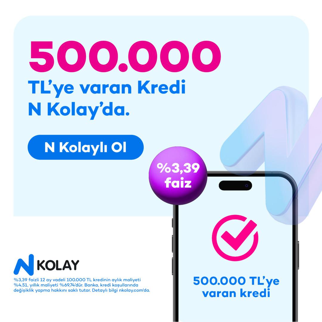 %3,39’dan başlayan faizlerle 500.000 TL ye varan kredi fırsatı 5