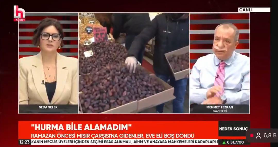 Canlı yayında ramazan pidesi fiyatını şaşırıp bir 0 daha ekleyince g&uuml;ndem oldu: "350 TL nereden &ccedil;ıktı?"  1