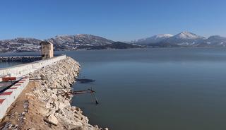 Su seviyesi 25 santimetre y&uuml;kselen Eğirdir G&ouml;l&uuml; yeniden birleşti