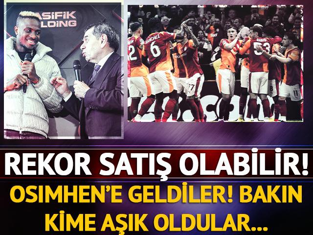 Osimhen i&ccedil;in geldiler! Sara'ya hayran kaldılar: Tarihe ge&ccedil;ebilir...