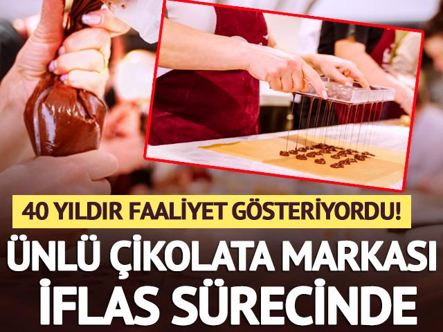 40 yıldır faaliyet g&ouml;steriyordu! &Uuml;nl&uuml; &ccedil;ikolata markası iflas s&uuml;recinde
