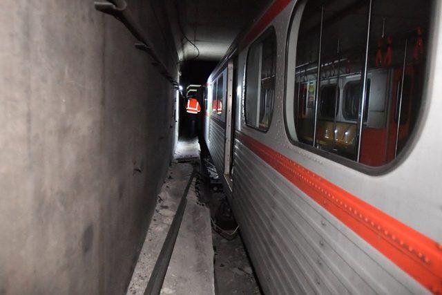 Ankara metrosunda kaza