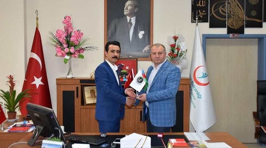 Asimder Başkanı G&uuml;lbey, Başhekim İlhan&rsquo;ı ziyaret etti