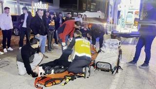 Aksaray&rsquo;da otomobil ile motosiklet &ccedil;arpıştı, s&uuml;r&uuml;c&uuml; ağır yaralı