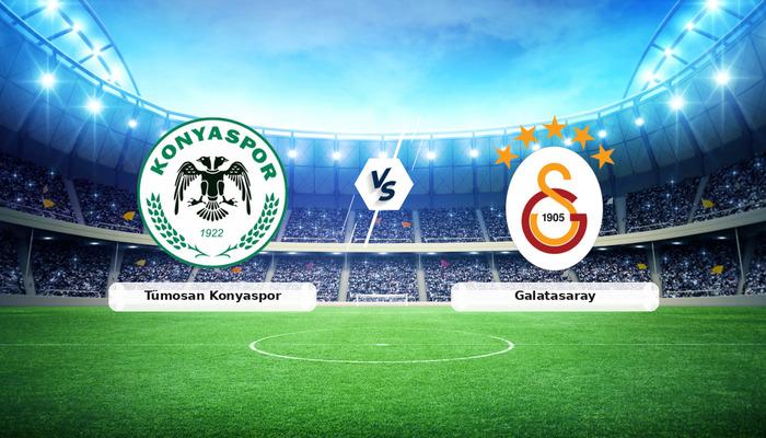 CANLI | T&uuml;mosan Konyaspor - Galatasaray ma&ccedil; anlatımı!