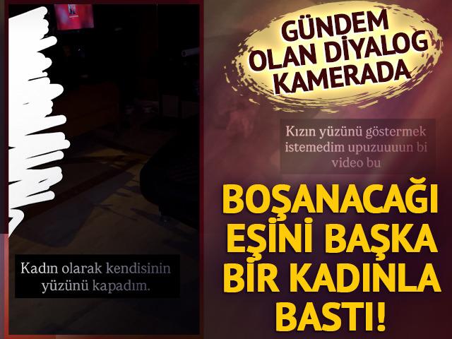 Boşanacağı eşini başka bir kadınla bastı