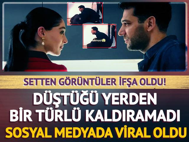 G&uuml;ller ve G&uuml;nahlar dizisinin &ccedil;ekimleri ifşa oldu! Murat Yıldırım Cemre Baysel&rsquo;i kaldıramadı