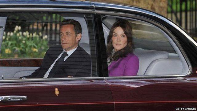 Nicolas Sarkozy ve eşi Carla Bruni