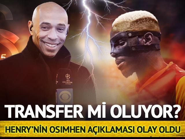 Thierry Henry'den Victor Osimhen i&ccedil;in olay a&ccedil;ıklama! Barcelona...