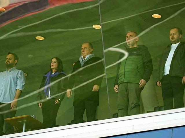 Fatih Terim, Levent Şahin&rsquo;i ilk ma&ccedil;ında yalnız bırakmadı