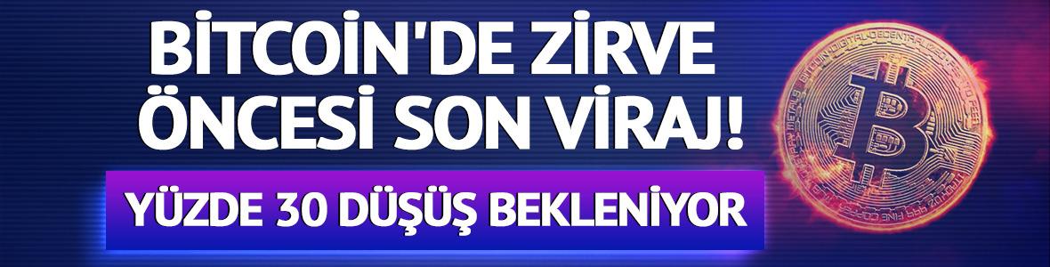 Bitcoin'de zirve &ouml;ncesi son viraj! Dev banka uyardı: Y&uuml;zde 30 d&uuml;ş&uuml;ş bekliyor