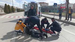 Yer: Karaman! Minibüsün çarptığı yaya 32 metre ileriye fırladı