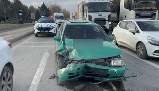 Eskişehir'de trafik kazası! Yaralılar var