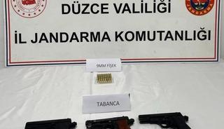 Jandarmadan ruhsatsız silah operasyonu