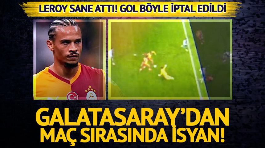 Konyaspor'a karşı Galatasaray'ın gol&uuml; VAR'dan d&ouml;nd&uuml;! İsyan ettiler...